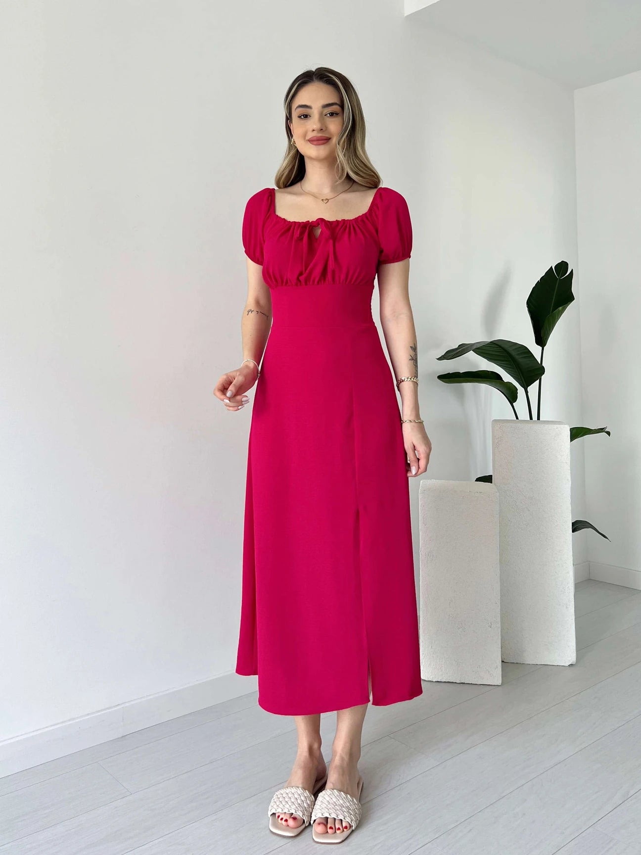 Moana Fuchsia Dress