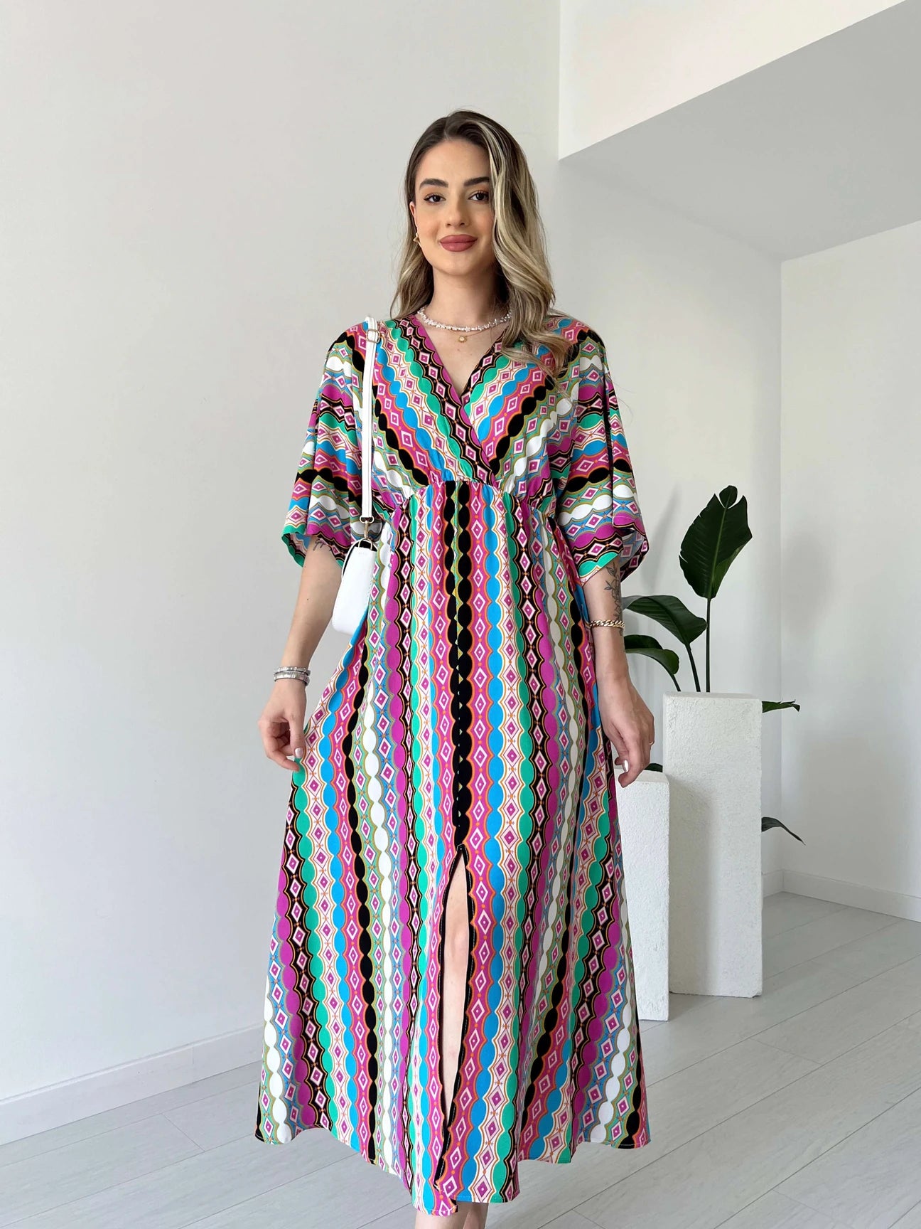 Fuchsia Casablanca Dress