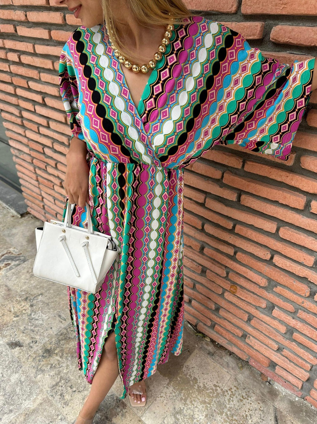 Fuchsia Casablanca Dress