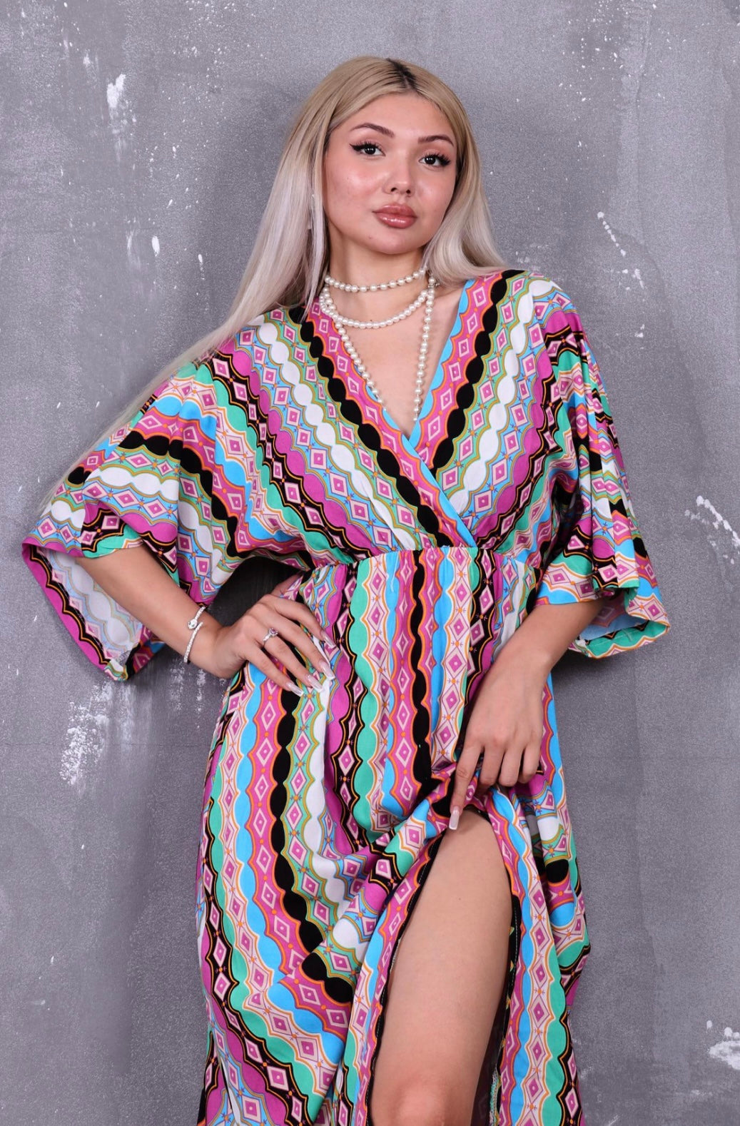 Fuchsia Casablanca Dress
