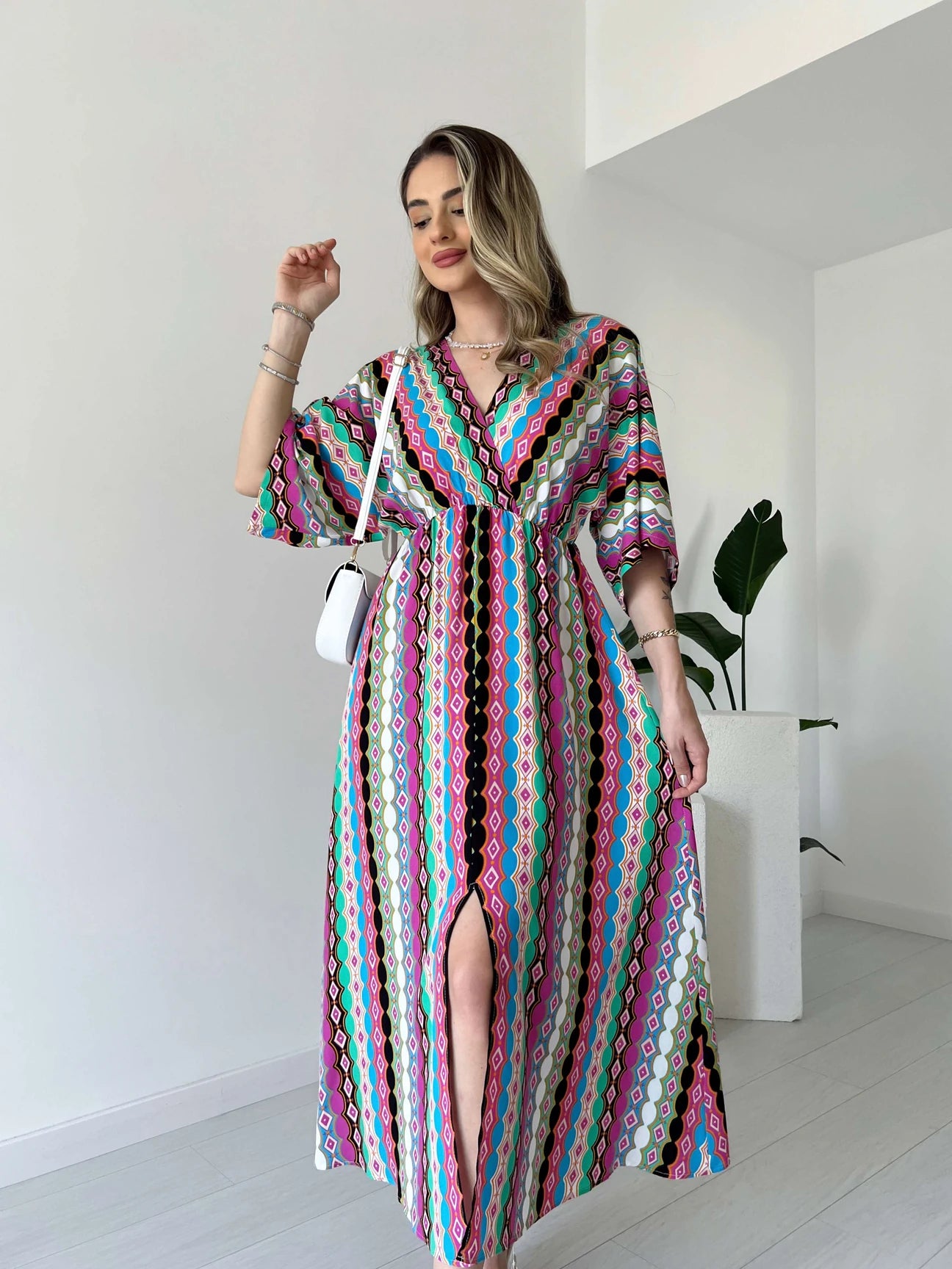Fuchsia Casablanca Dress
