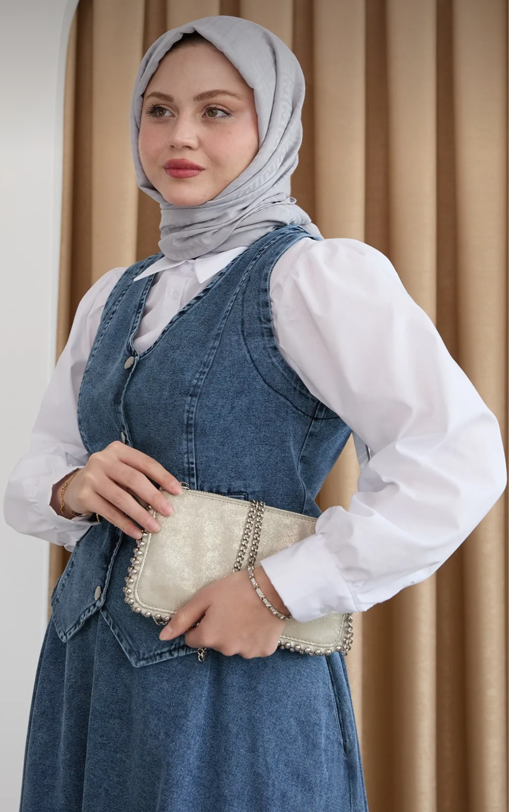 Jeans Skirt Set