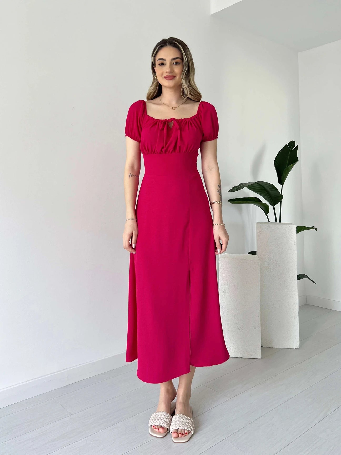 Moana Fuchsia Dress