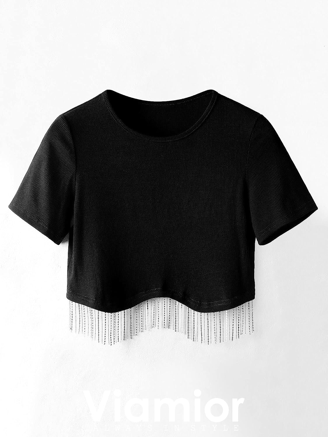 Black Diamond Chains Crop