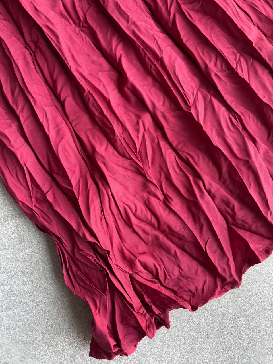 Wavy Burgundy Skirt