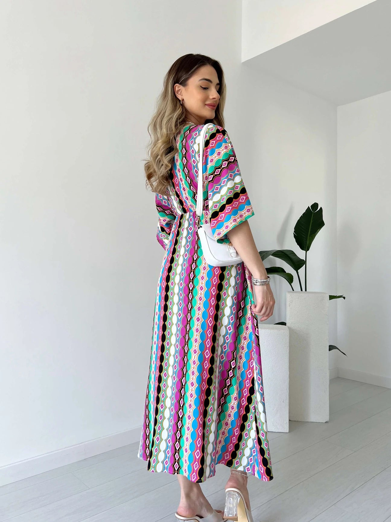 Fuchsia Casablanca Dress