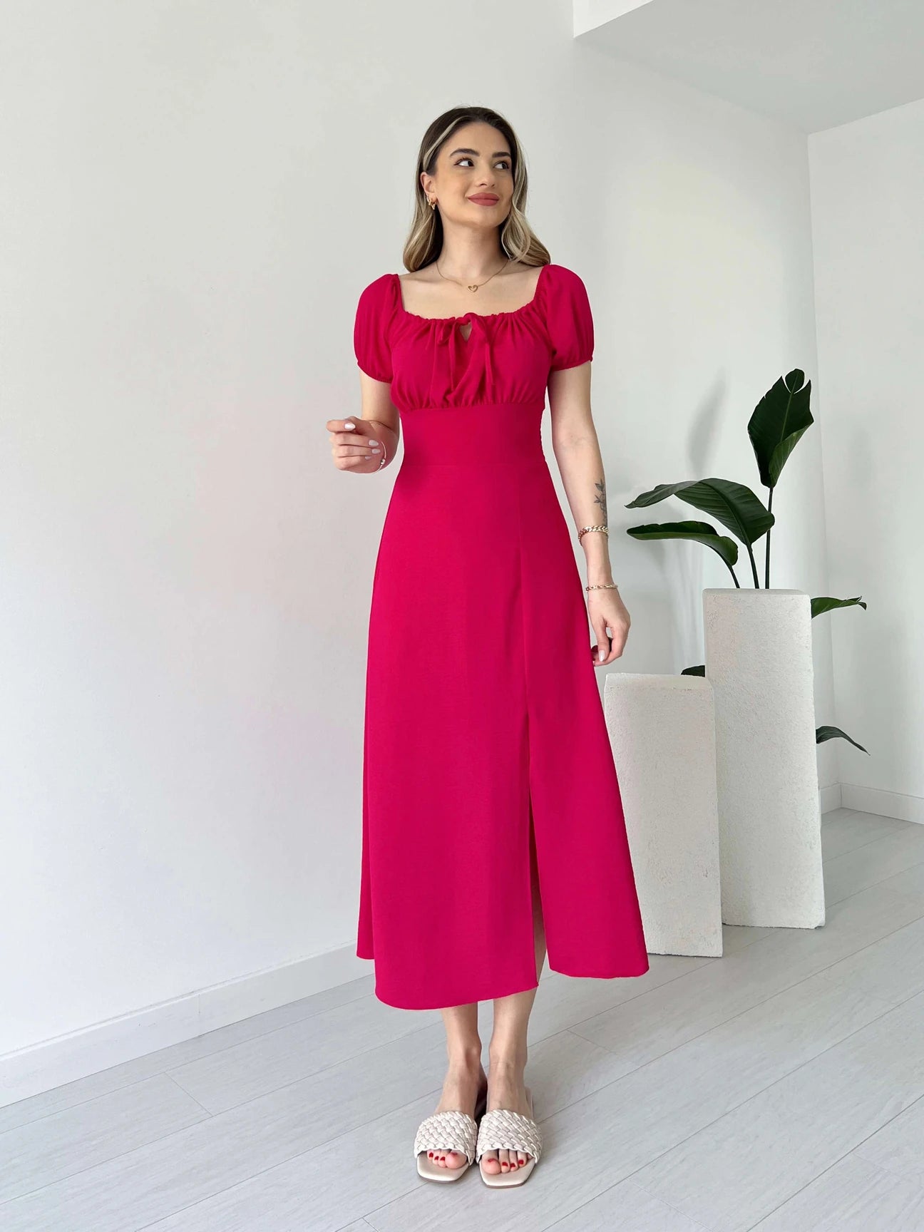 Moana Fuchsia Dress