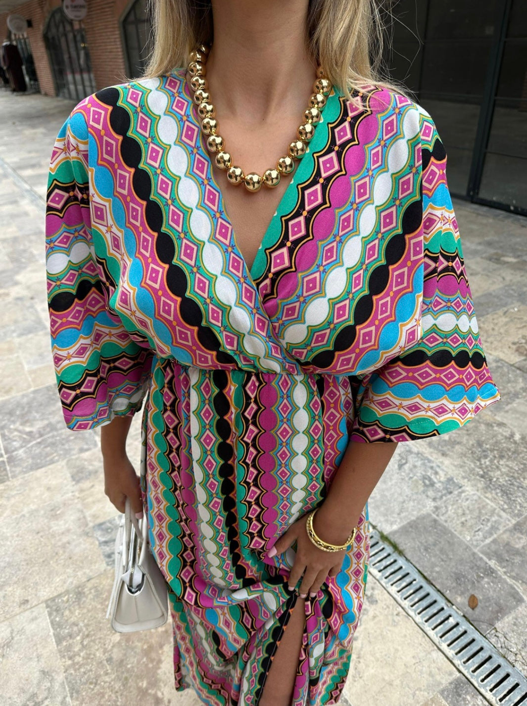 Fuchsia Casablanca Dress