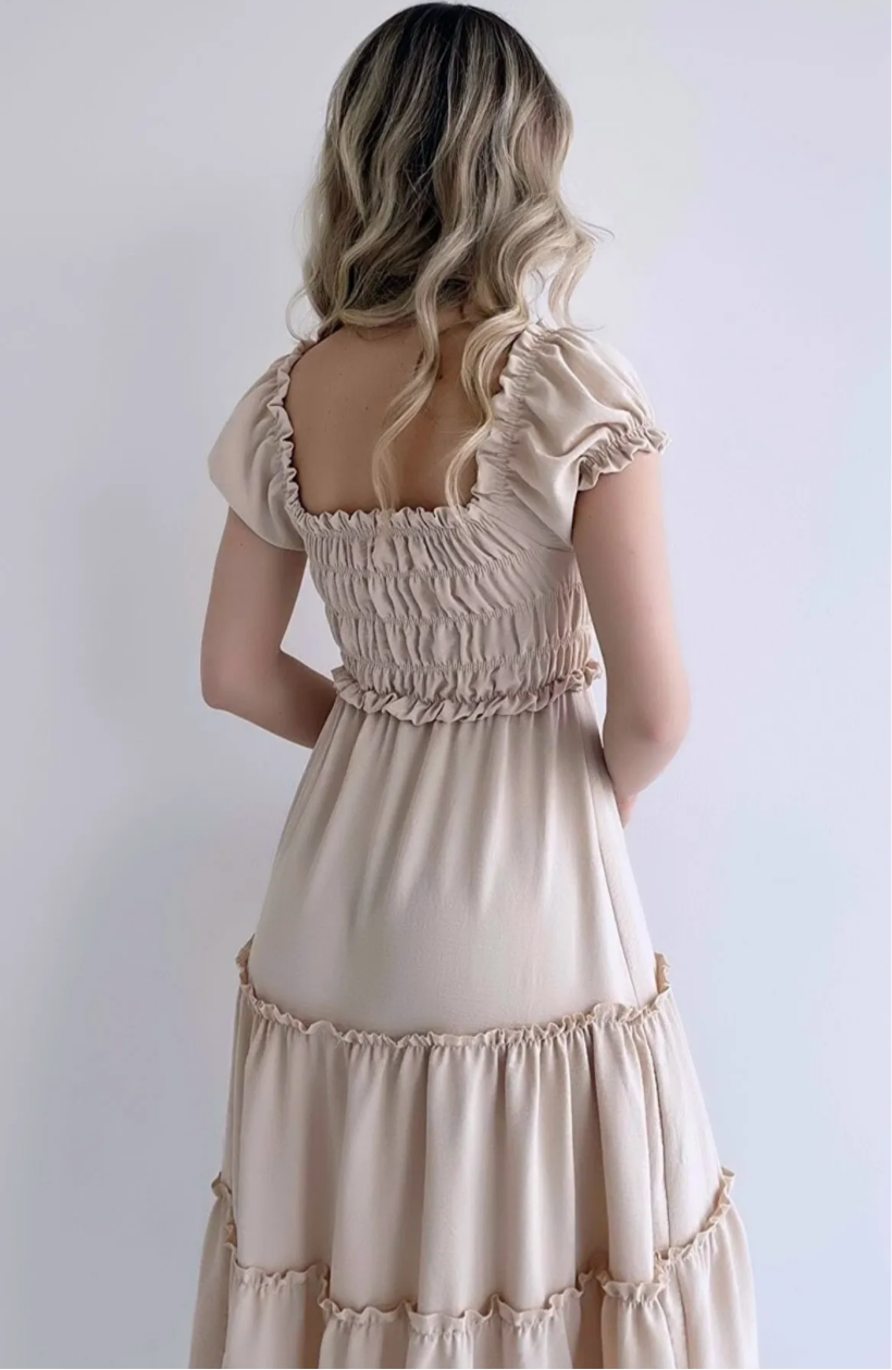 Beige Lora Dress
