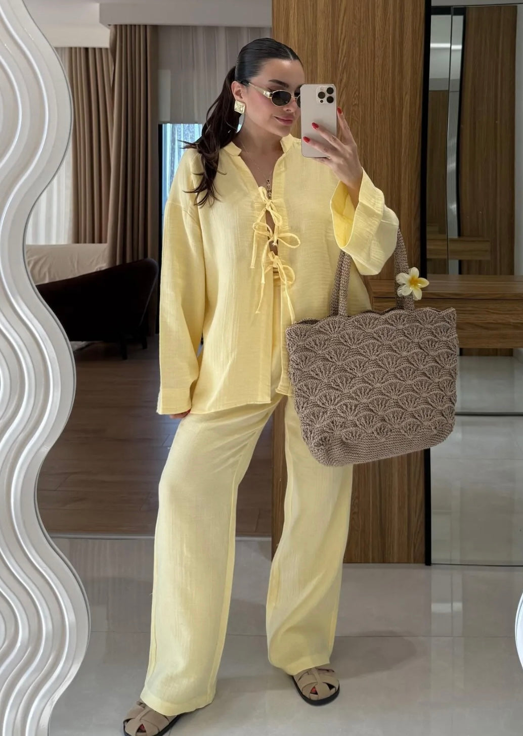 Butter Yellow Ribbon Set