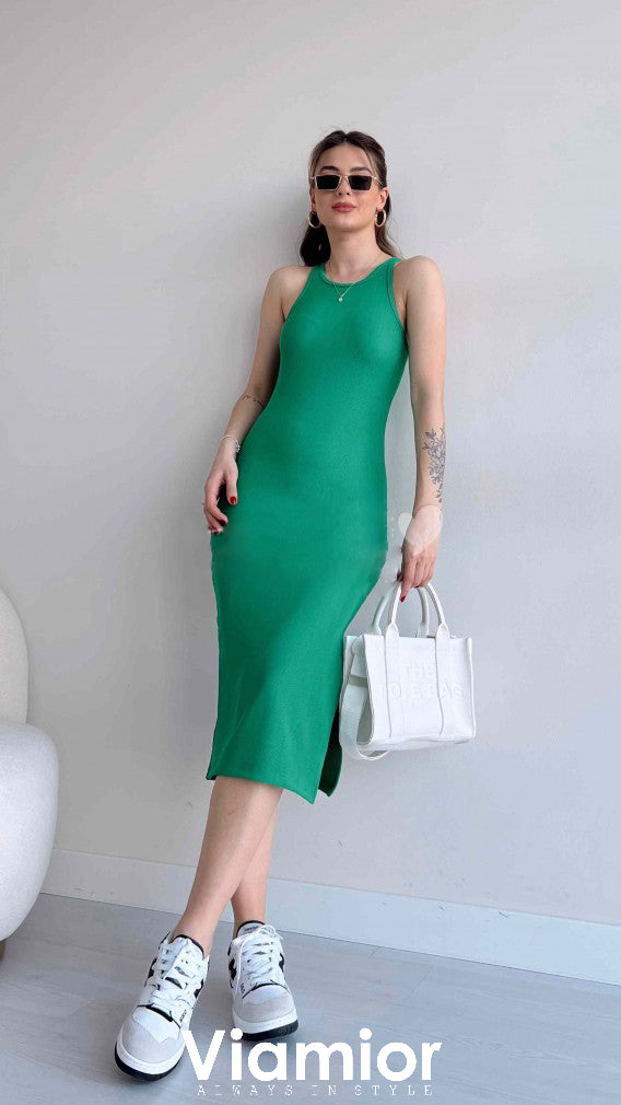 Casual Green Dress