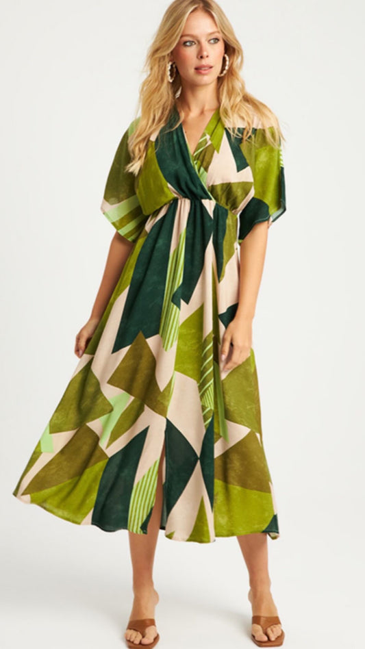 Green Shades Dress