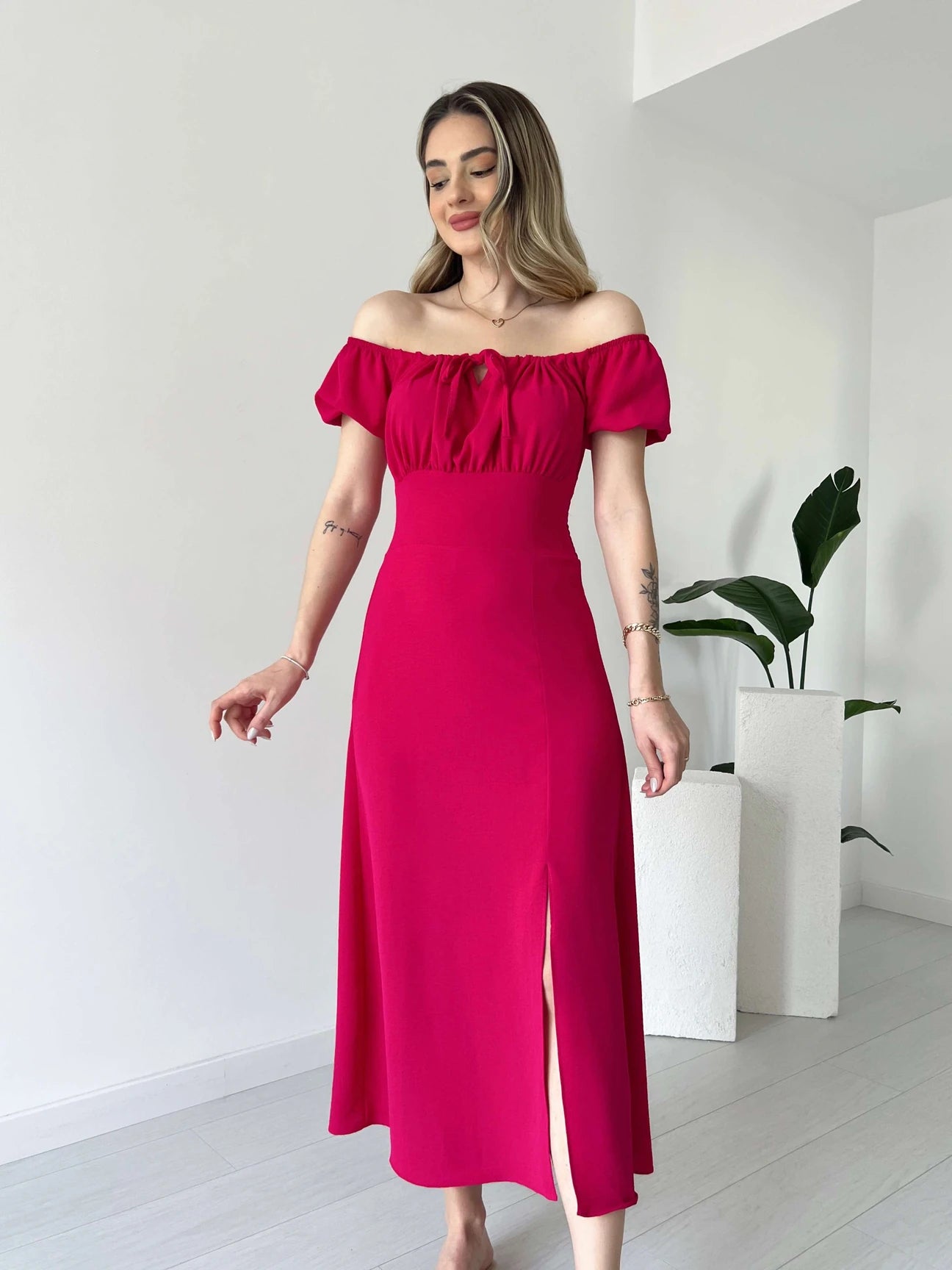 Moana Fuchsia Dress