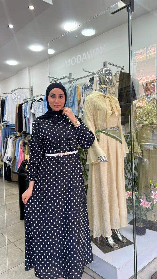 Classy Polka Dots Dress