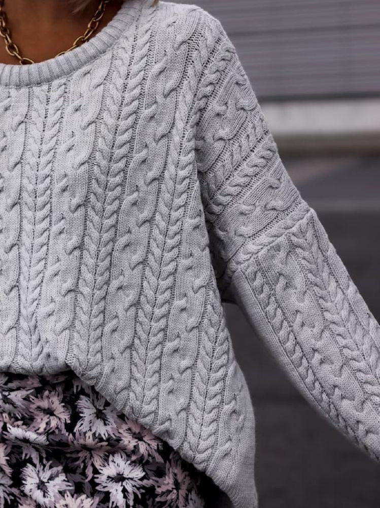 Grey knitwear