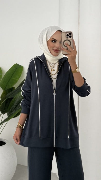 Soft Charcoal Tracksuit