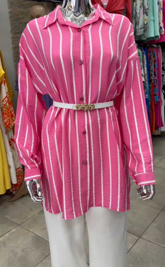 Pink lines shirt