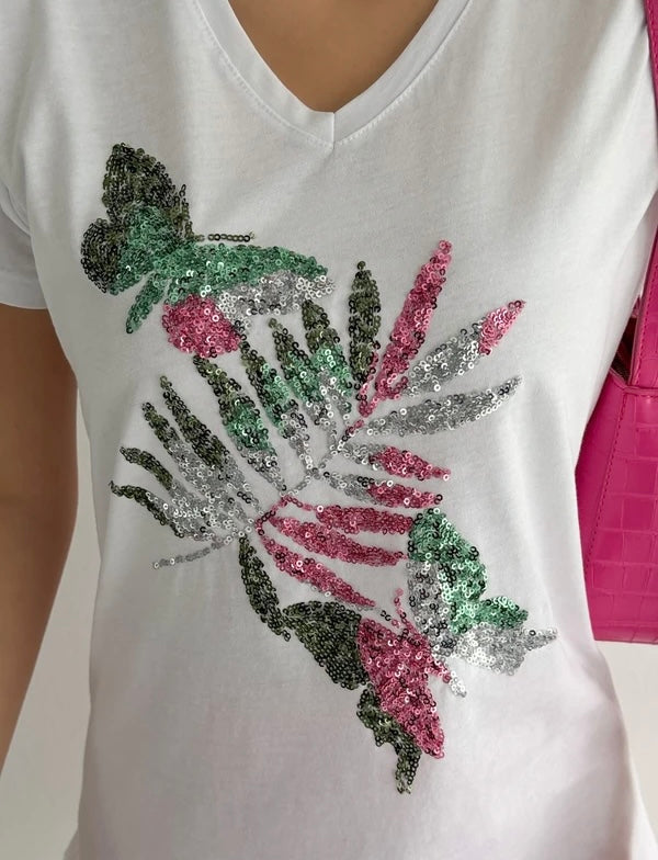 Coral tshirt