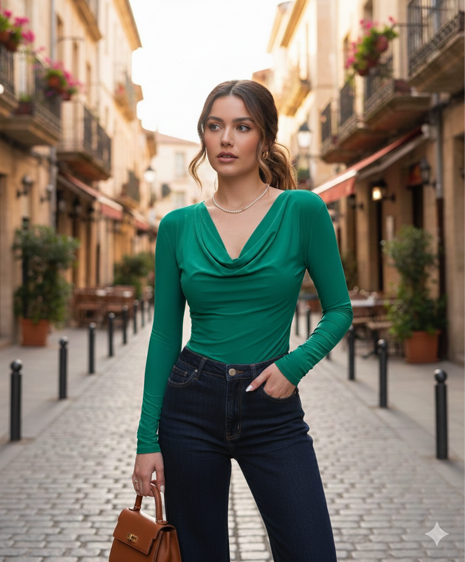 Green Body Top
