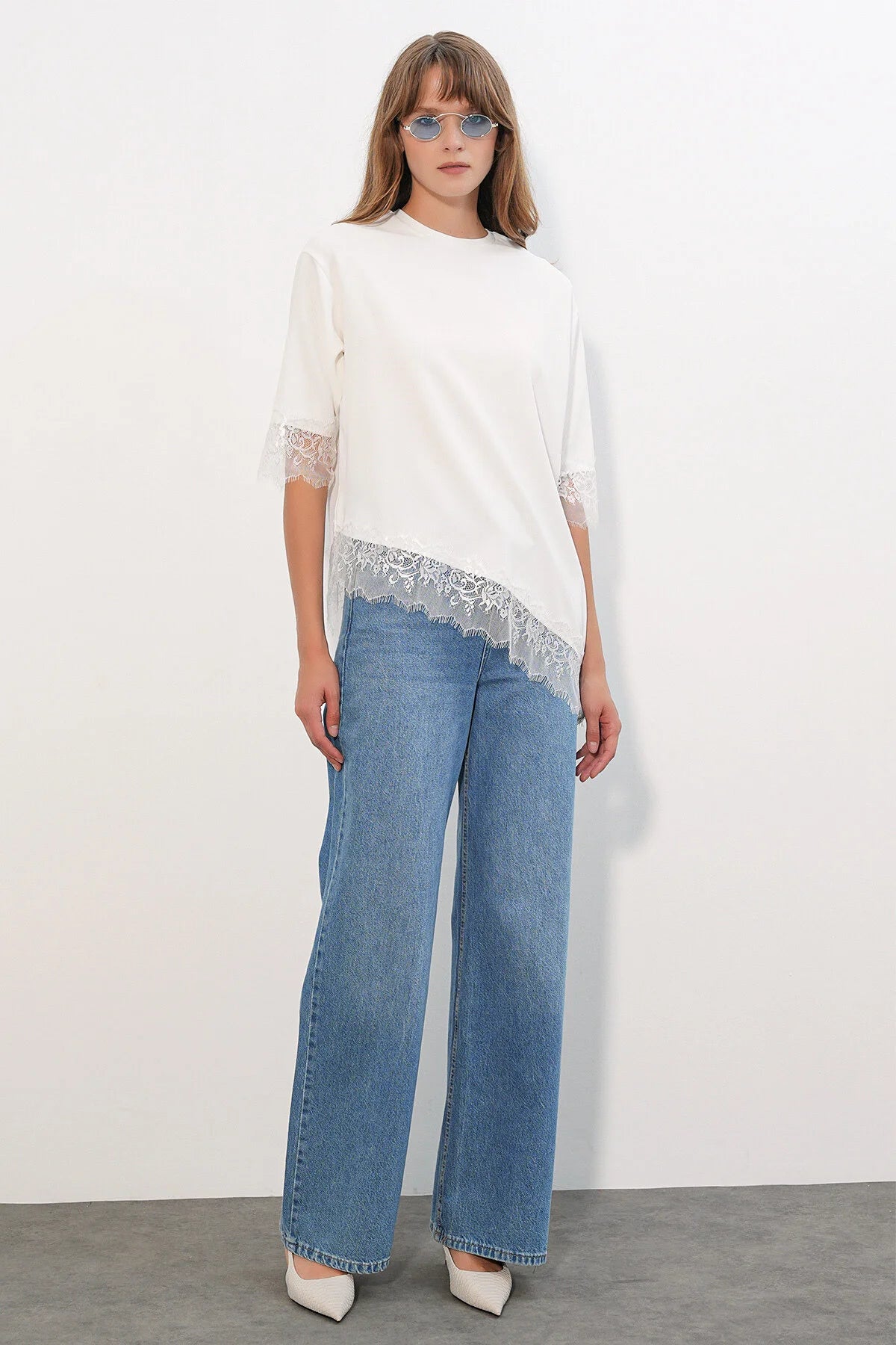 Lace White Tshirt