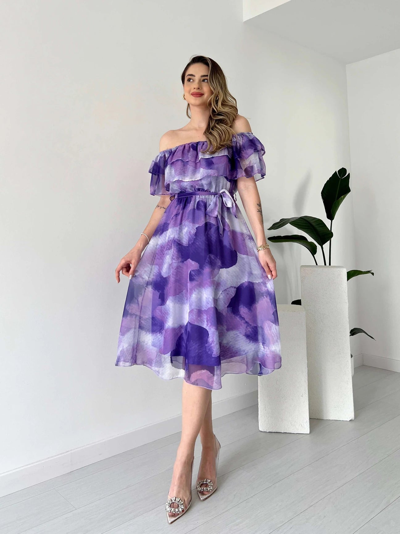Olivia Purple Dress