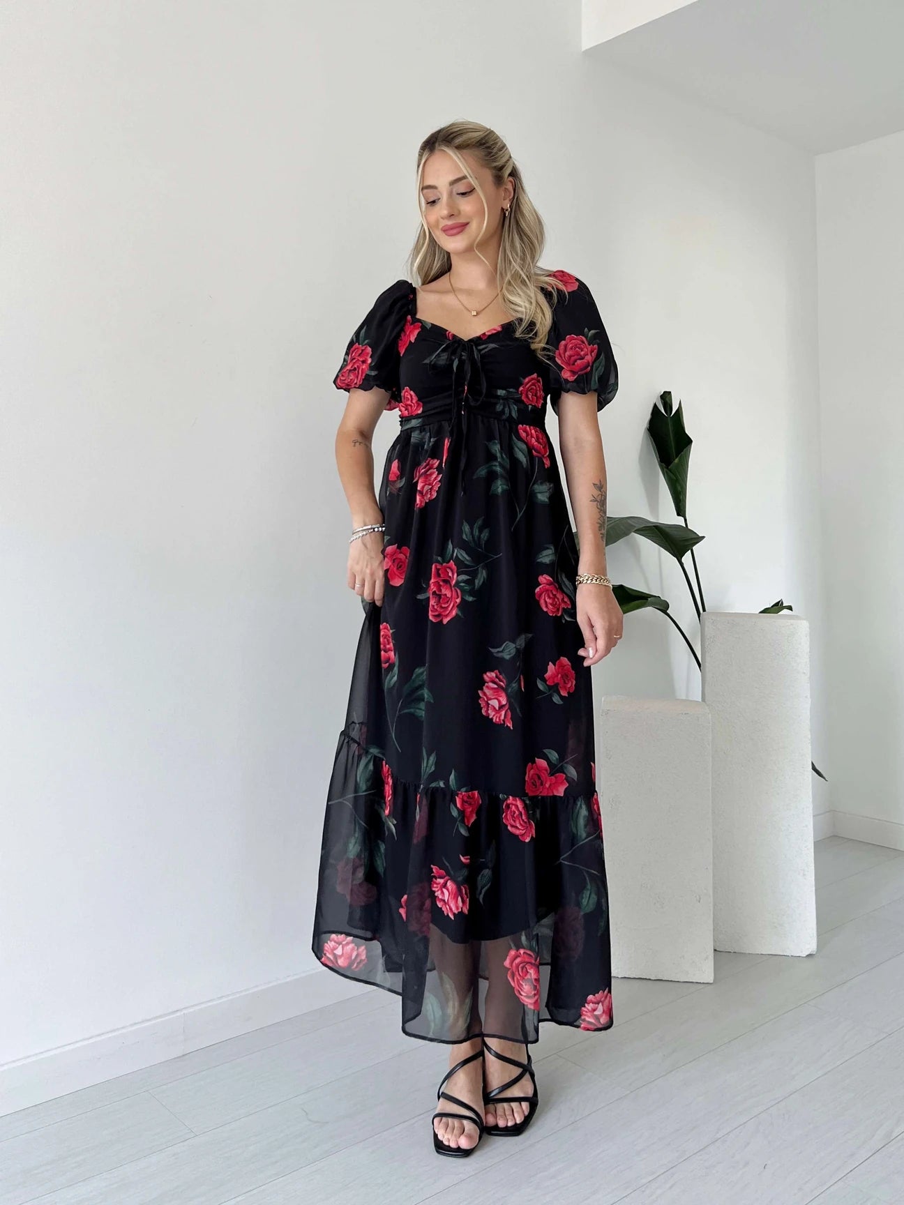 Red Roses Dress