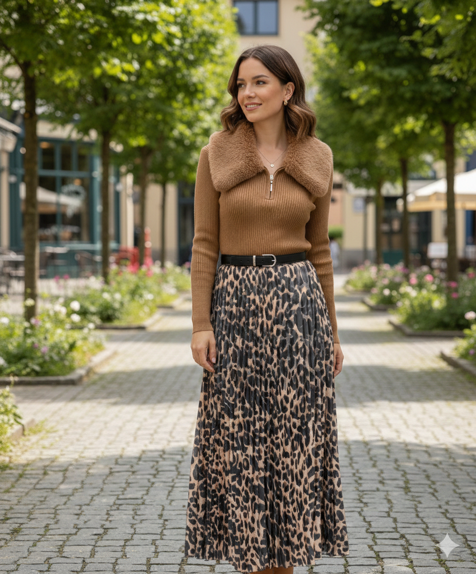 Tigger Plisse Skirt