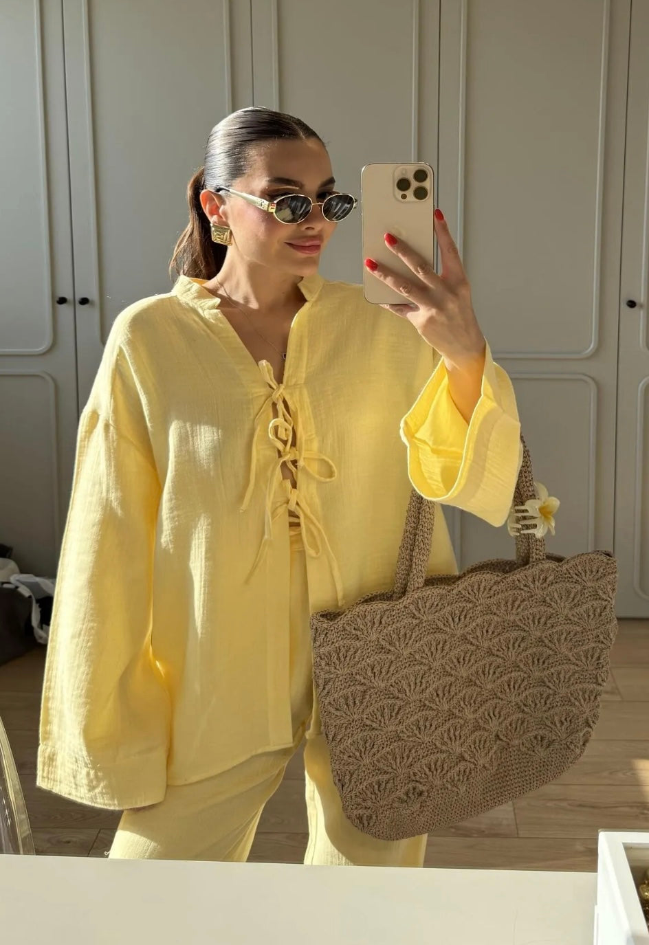 Butter Yellow Ribbon Set