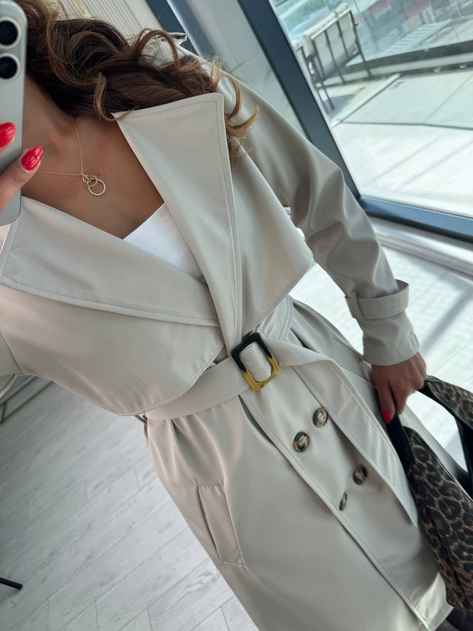 Calm Vanilla Trenchcoat