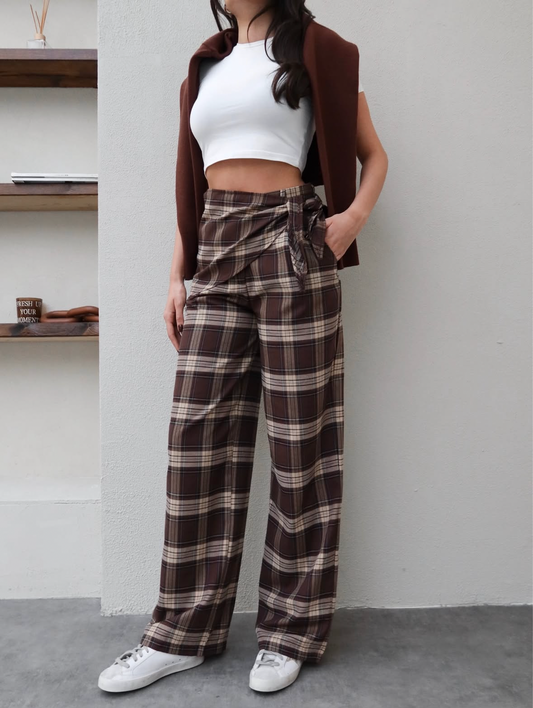 Plaid Fular Pants