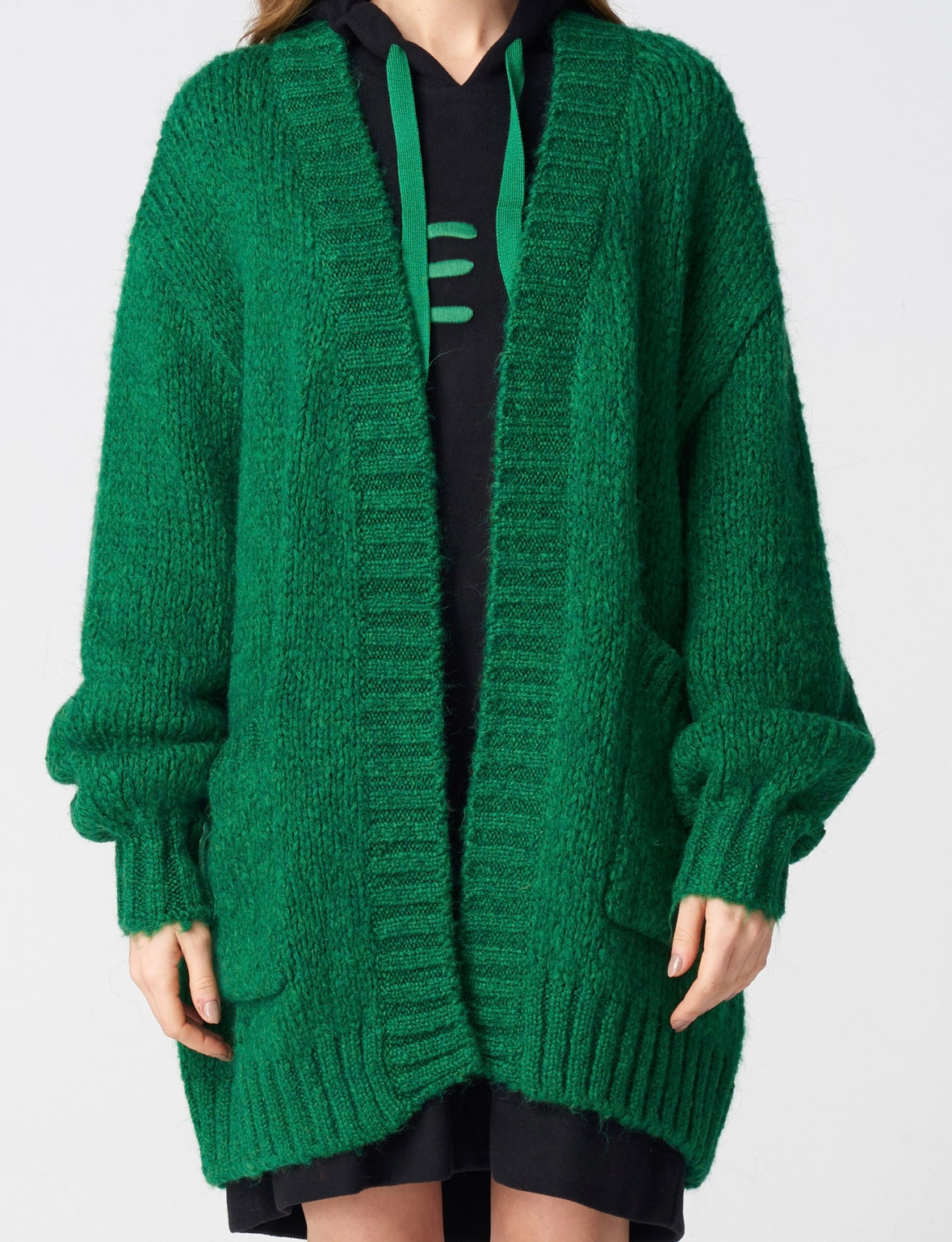 Green Cardigan Jacket