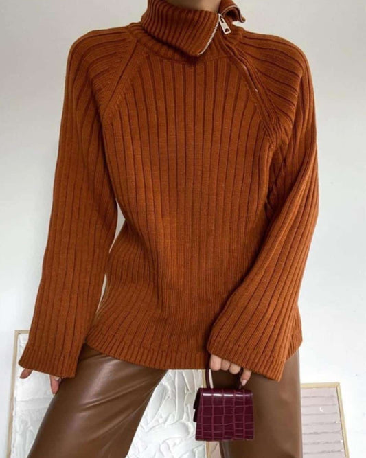 Zipper sweater