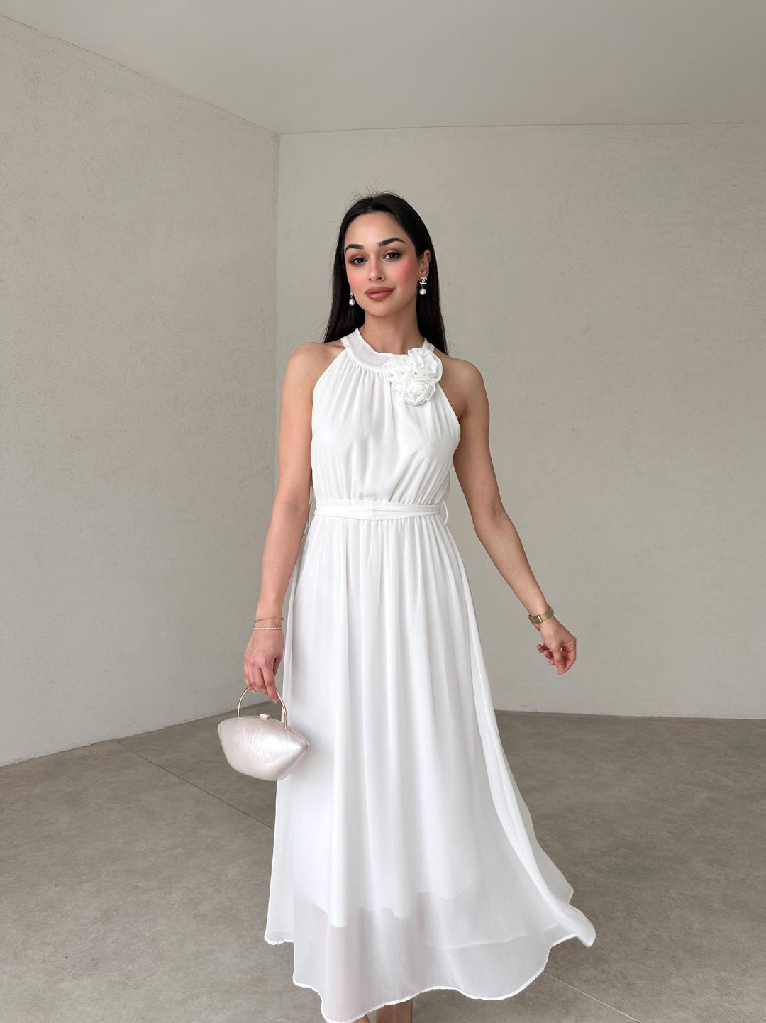 White Rose Dress