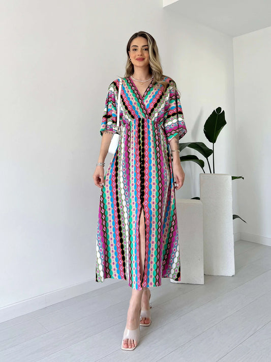 Fuchsia Casablanca Dress