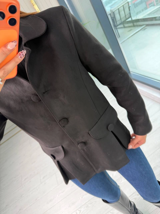 Chamois Black Jacket