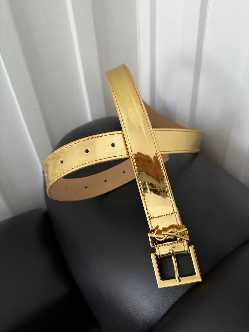 Gold YSL Belt