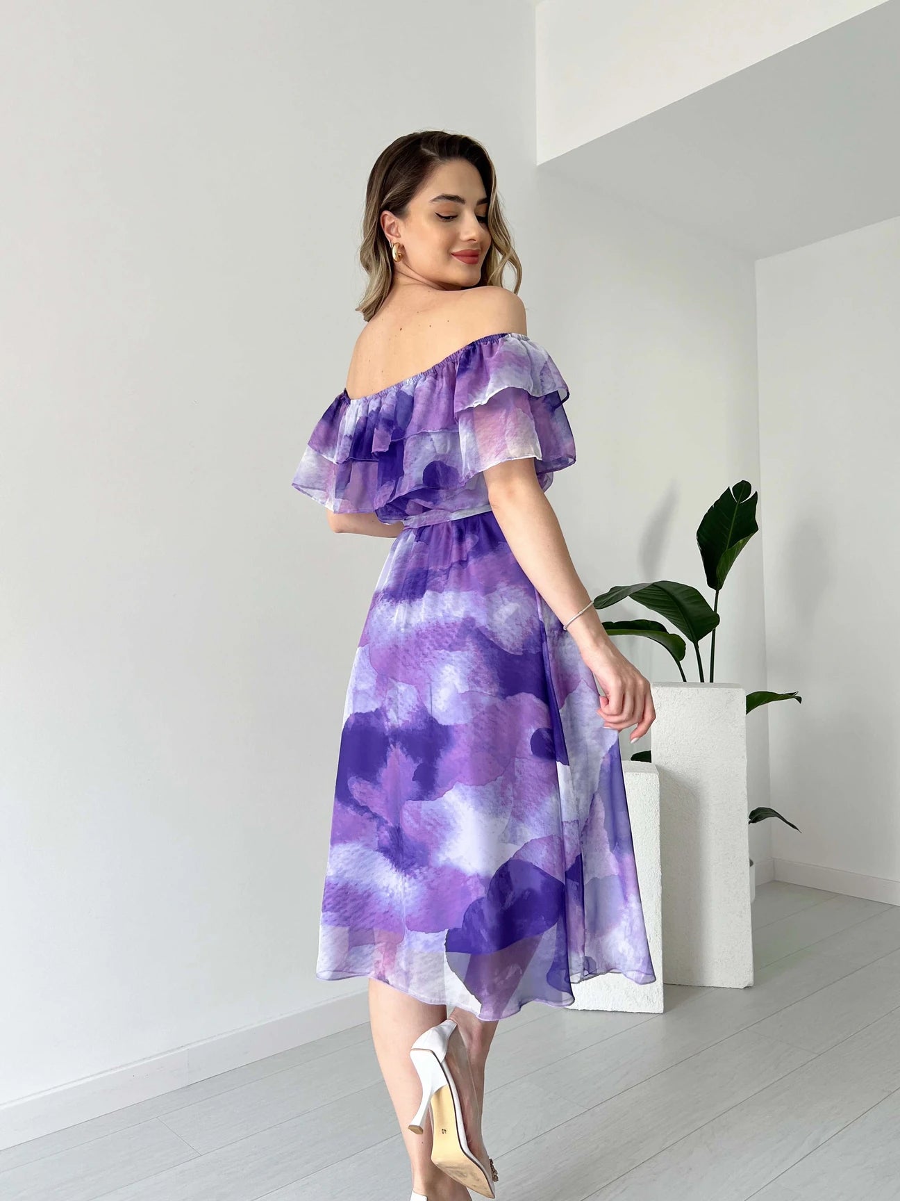 Olivia Purple Dress
