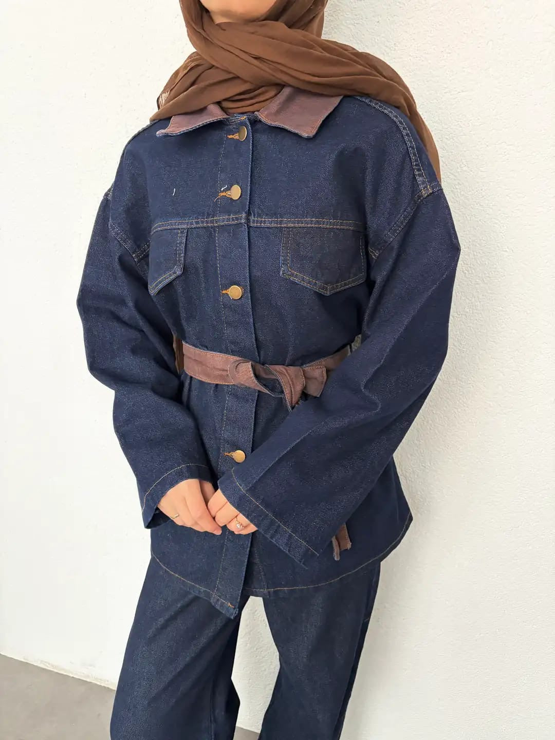 Cocoa Blue Denim Set