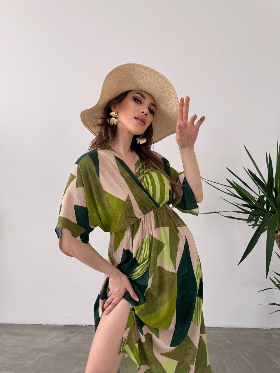 Green Shades Dress