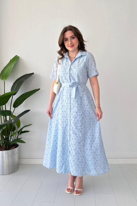 Belle Pastel Blue Dress