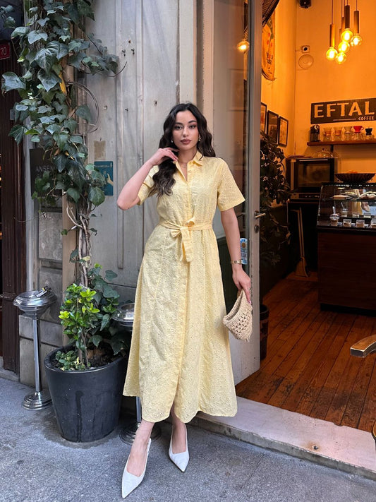 Belle Butter Yellow Dress