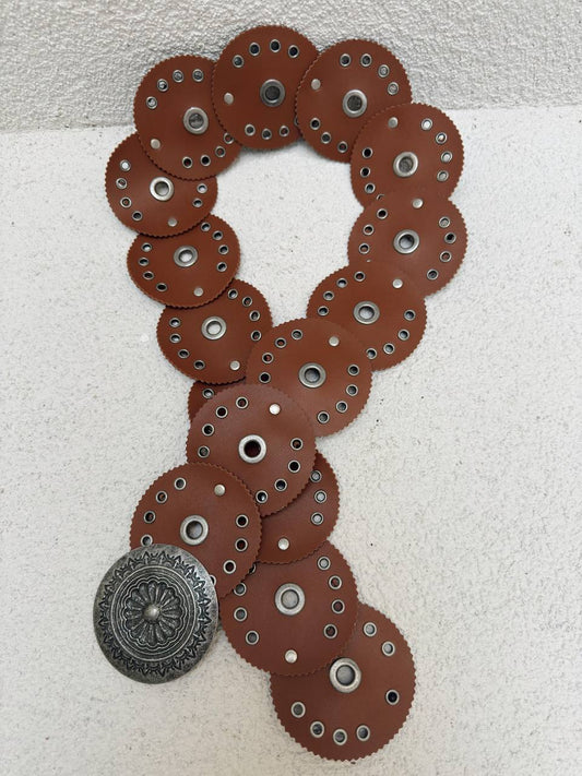 Brown Concho Belt