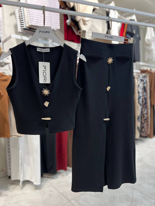 Cleopatra Black Skirt