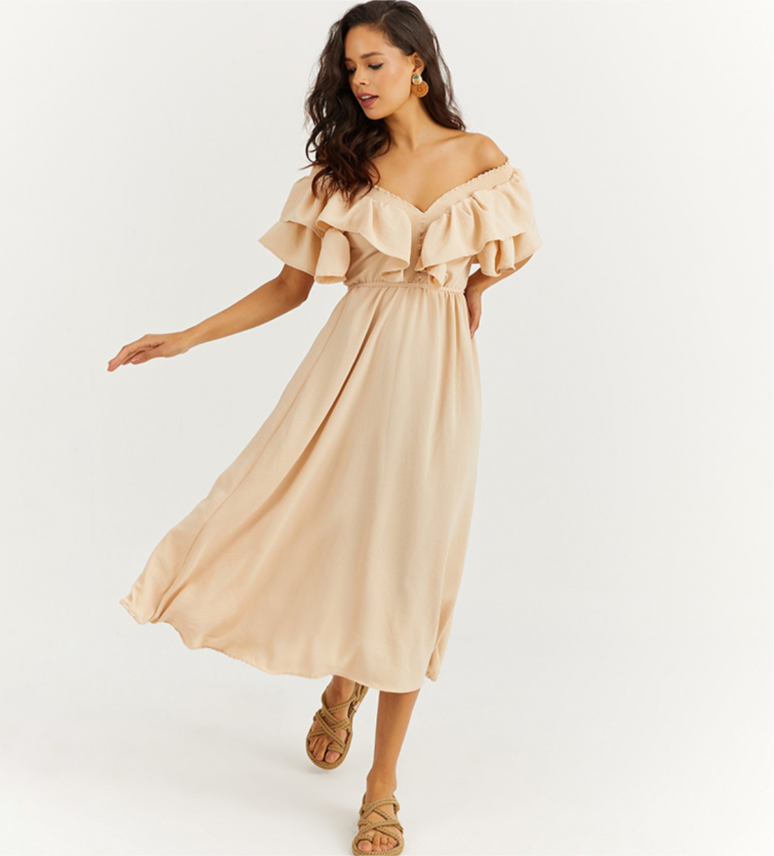 Beige Vola Dress