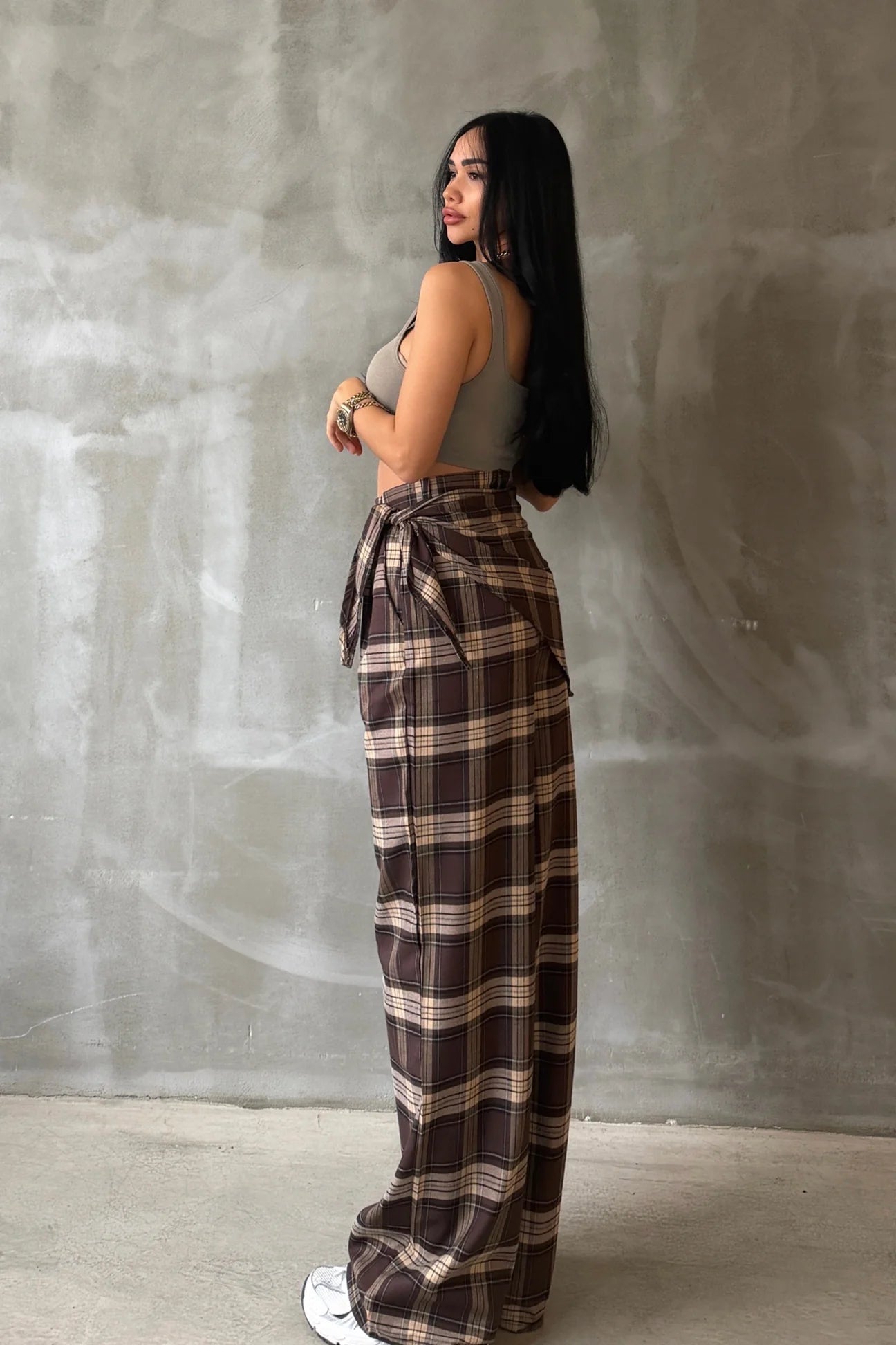 Plaid Fular Pants