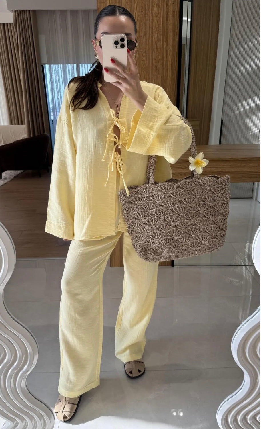 Butter Yellow Ribbon Set