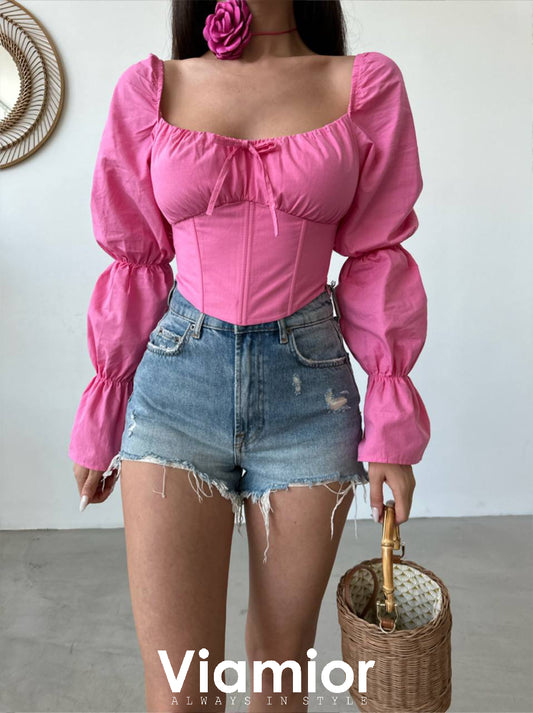 Pink Corset Top