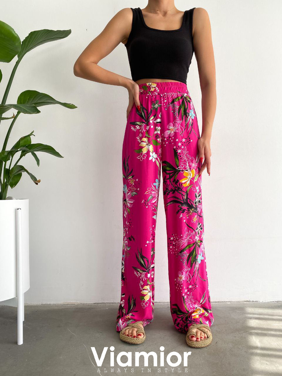 Fuchisia Pants