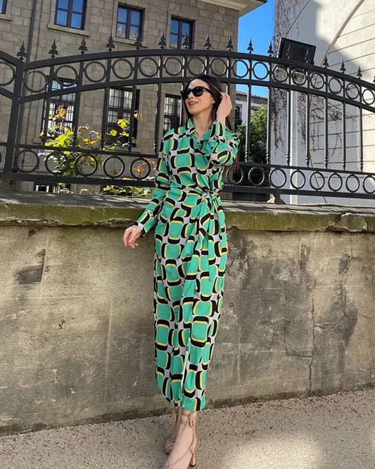 Zara Summer Girl Dress Green