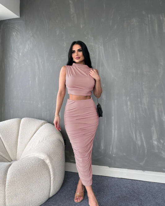 Draped set 2 piece